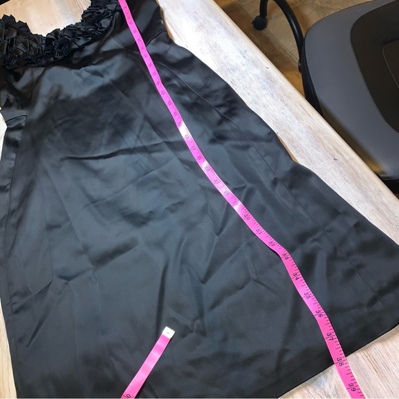 WHBM Ruffle Neckline Little Black Dress - Picture 14 of 16